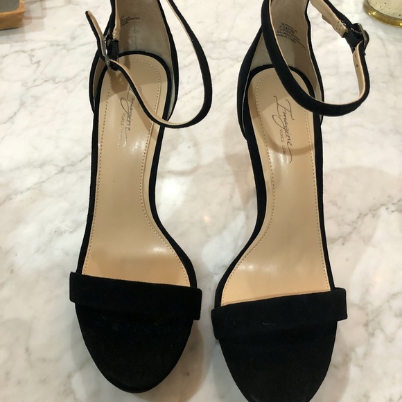 Vince Camuto Imagine Black Heels Sandals 8.5 NEW - Picture 3 of 6